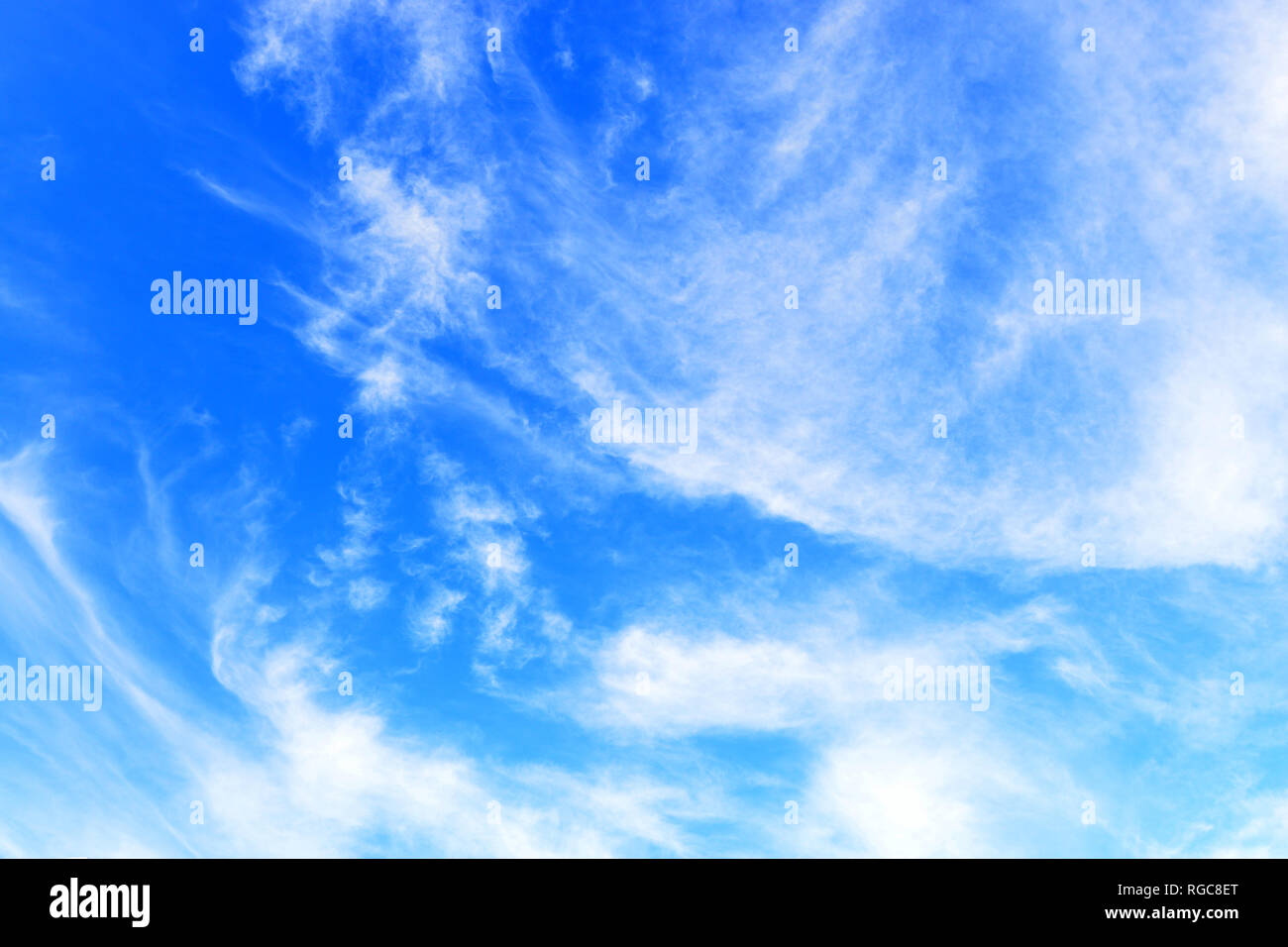 Mutter Natur, schönen blauen Himmel mit Wolken Stockfoto