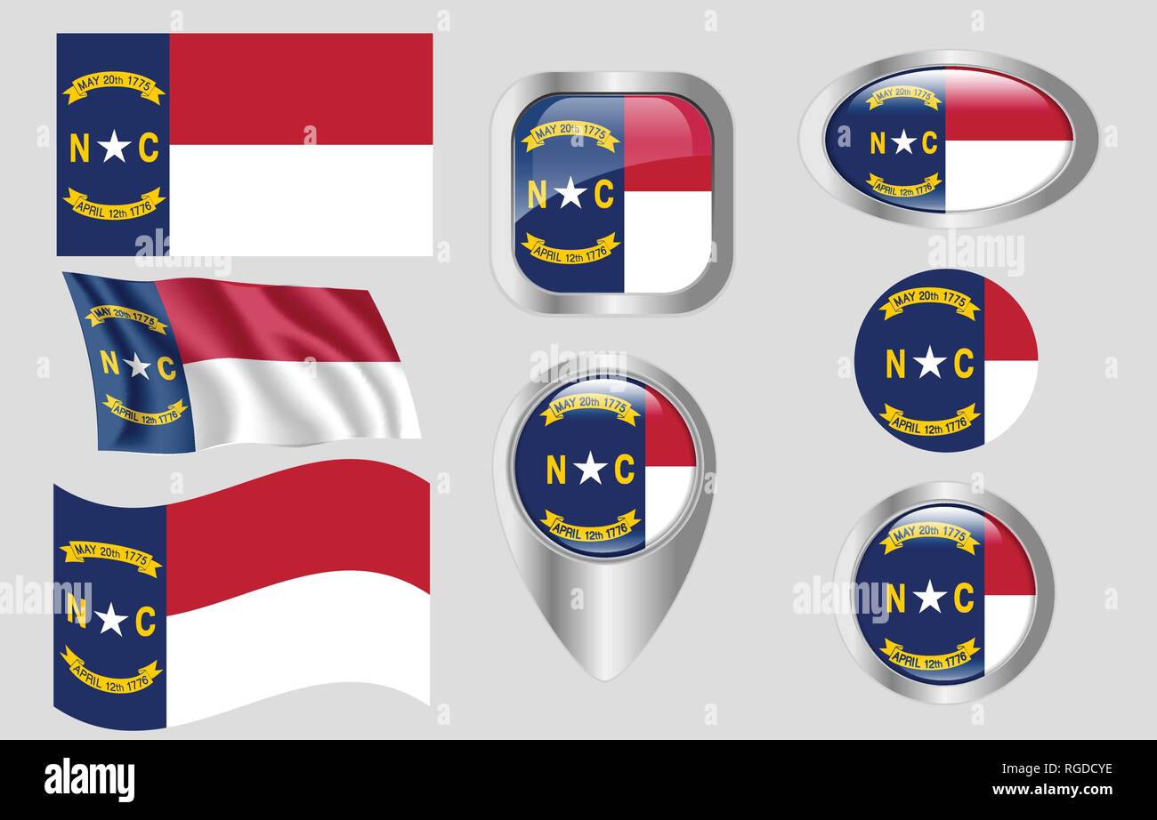North Carolina Flagge 30,5 X 45,7 Cm – Polyester-Flagge Mit Einseitigem Druck Für Wand & Mast
