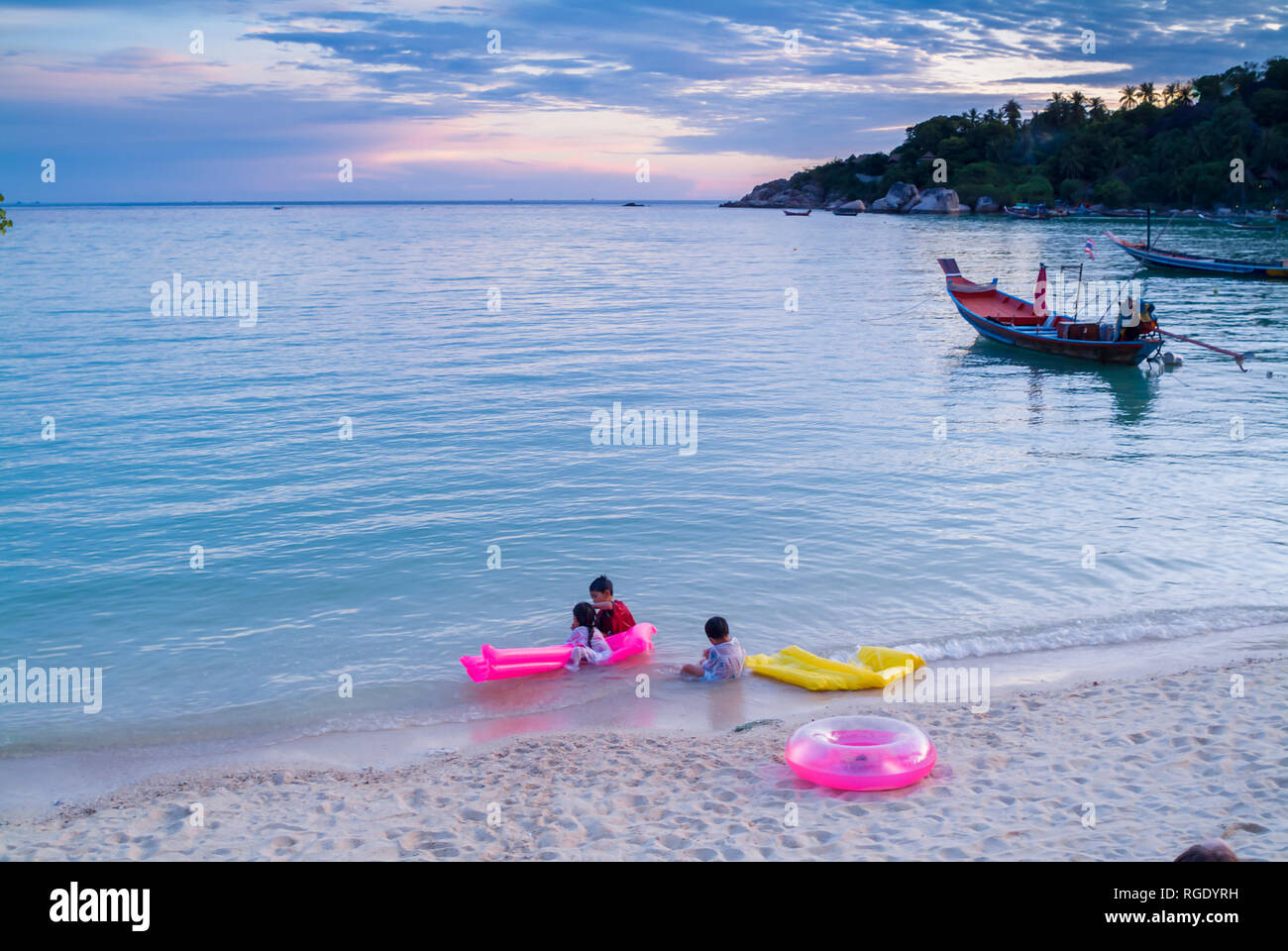 Chalok Baan Kao Bay auf Koh Tao, Thailand Stockfoto