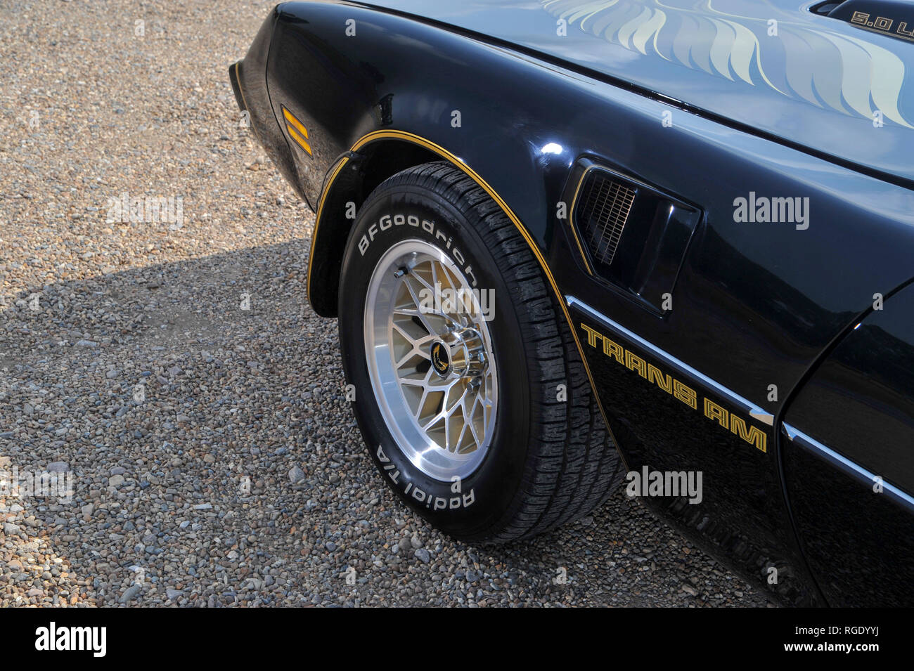 1980 Pontiac Trans Am - Classic American Muscle Car und Verraucht und der Bandit " Film Bandit Auto Stockfoto