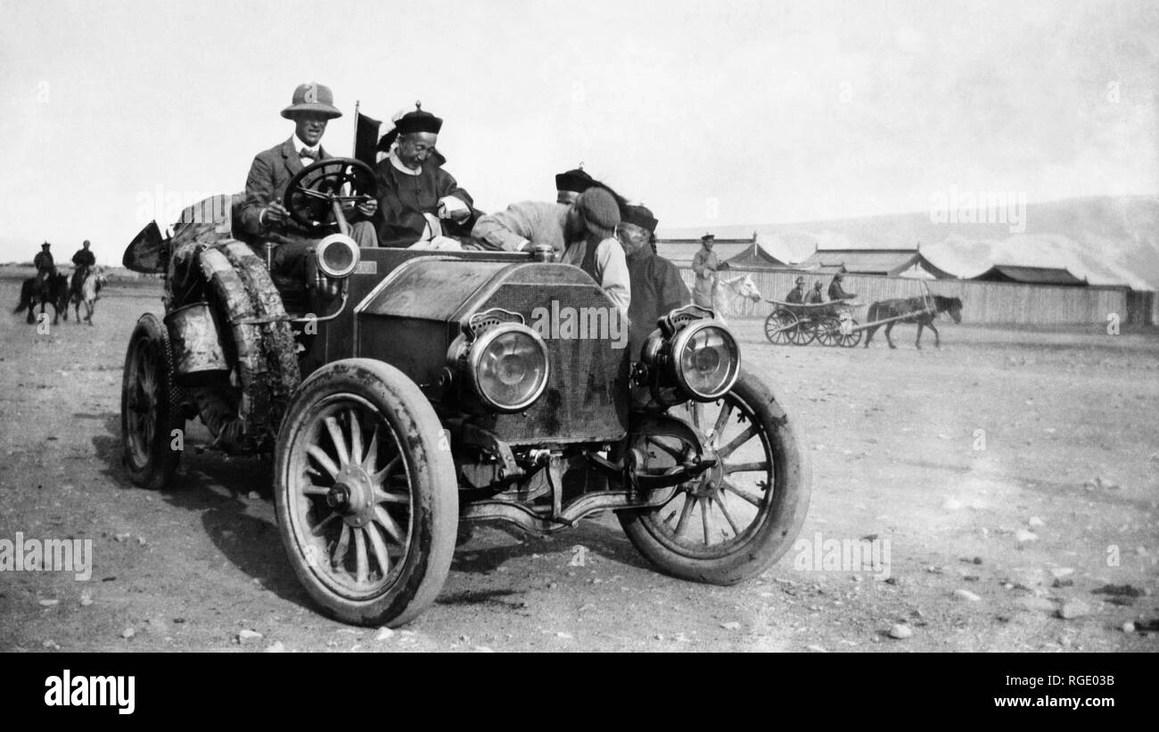Car Racing, 1907 Stockfoto