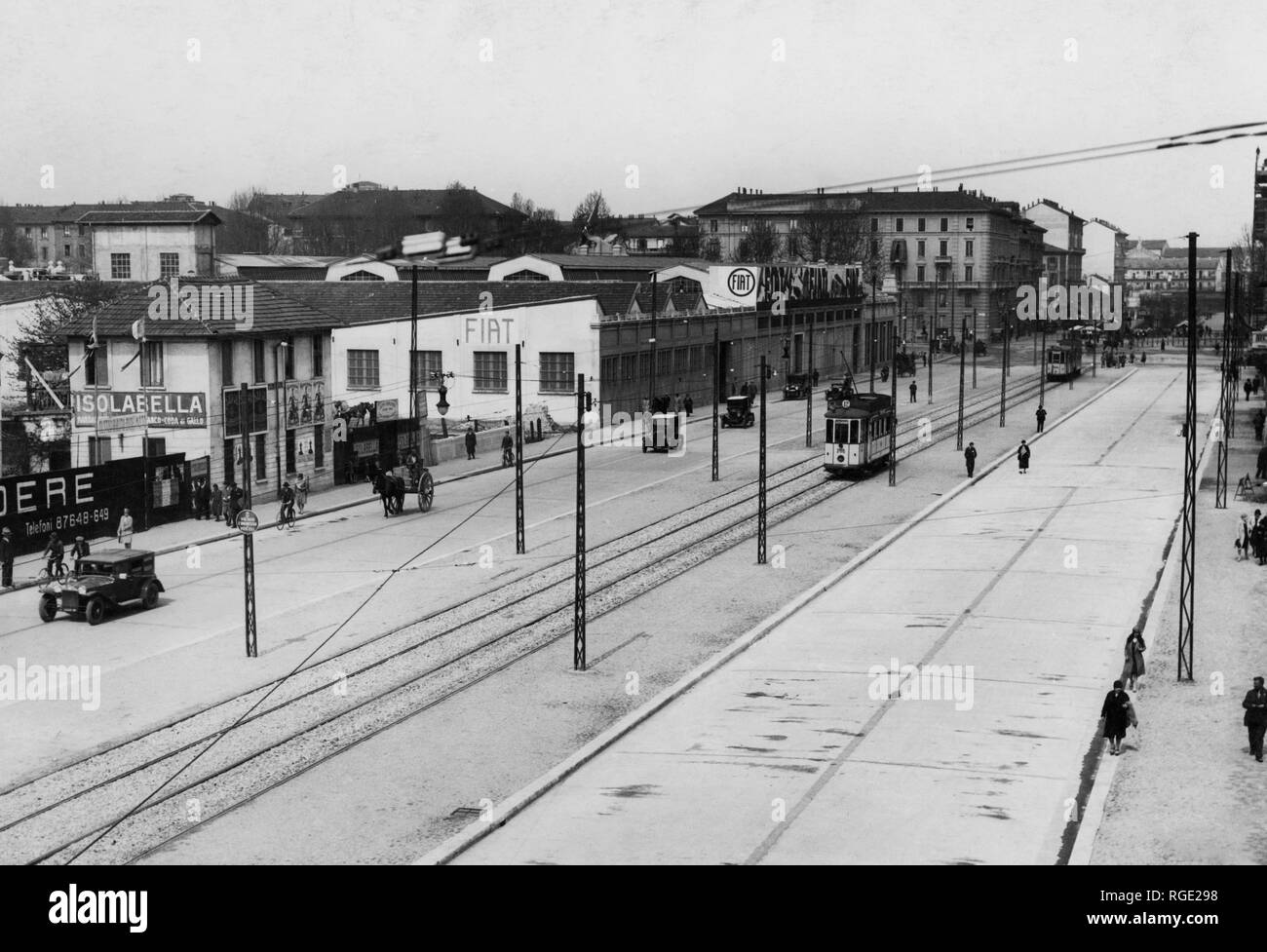 Italien, Mailand, Via Domodossola, 1910-20 Stockfoto