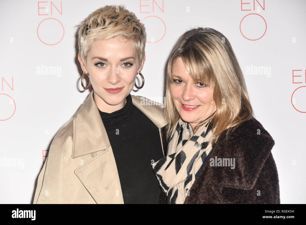 London, Großbritannien. 29. Januar, 2019. Portia Freeman Ankünfte an La Bohème VIP-Performance am 29. Januar 2019 in London Coliseum, London, UK. Bild Capital/Alamy leben Nachrichten Stockfoto