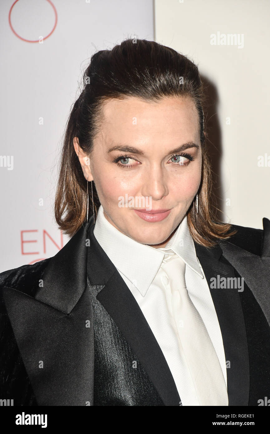 London, Großbritannien. 29. Januar, 2019. Victoria Pendleton Ankünfte an La Bohème VIP-Performance am 29. Januar 2019 in London Coliseum, London, UK. Bild Capital/Alamy leben Nachrichten Stockfoto