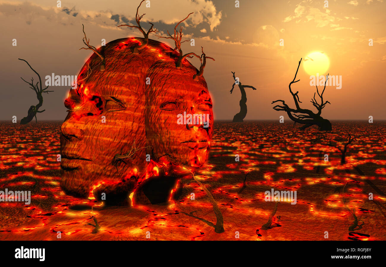 Felswände Stockfoto