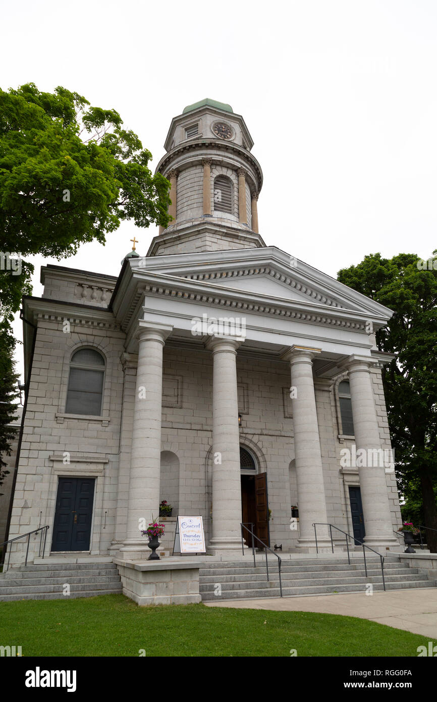 St. George's Cathedral in Kingston, Ontario, Kanada. Die Anglikanische Ort der Anbetung Termine bis 1792. Stockfoto