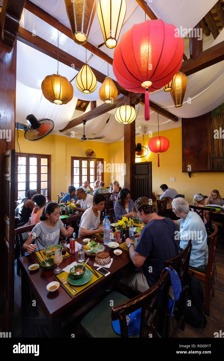 Morning Glory Restaurant in Hoi An, Vietnam Stockfoto