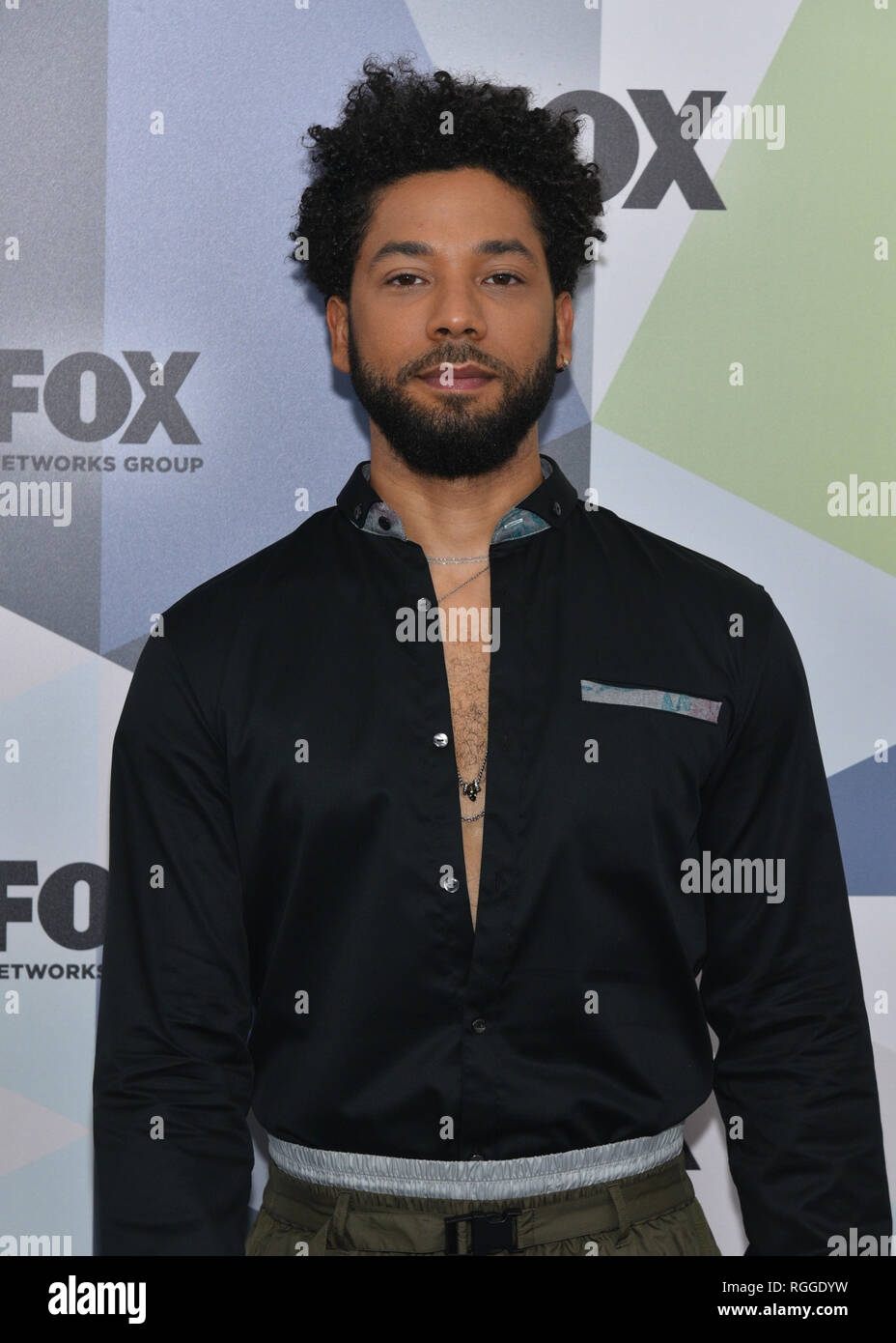 Jussie Smollett-Fox Upfront Präsentation, Ankünfte, New York, USA - 14. Mai 2018 Stockfoto