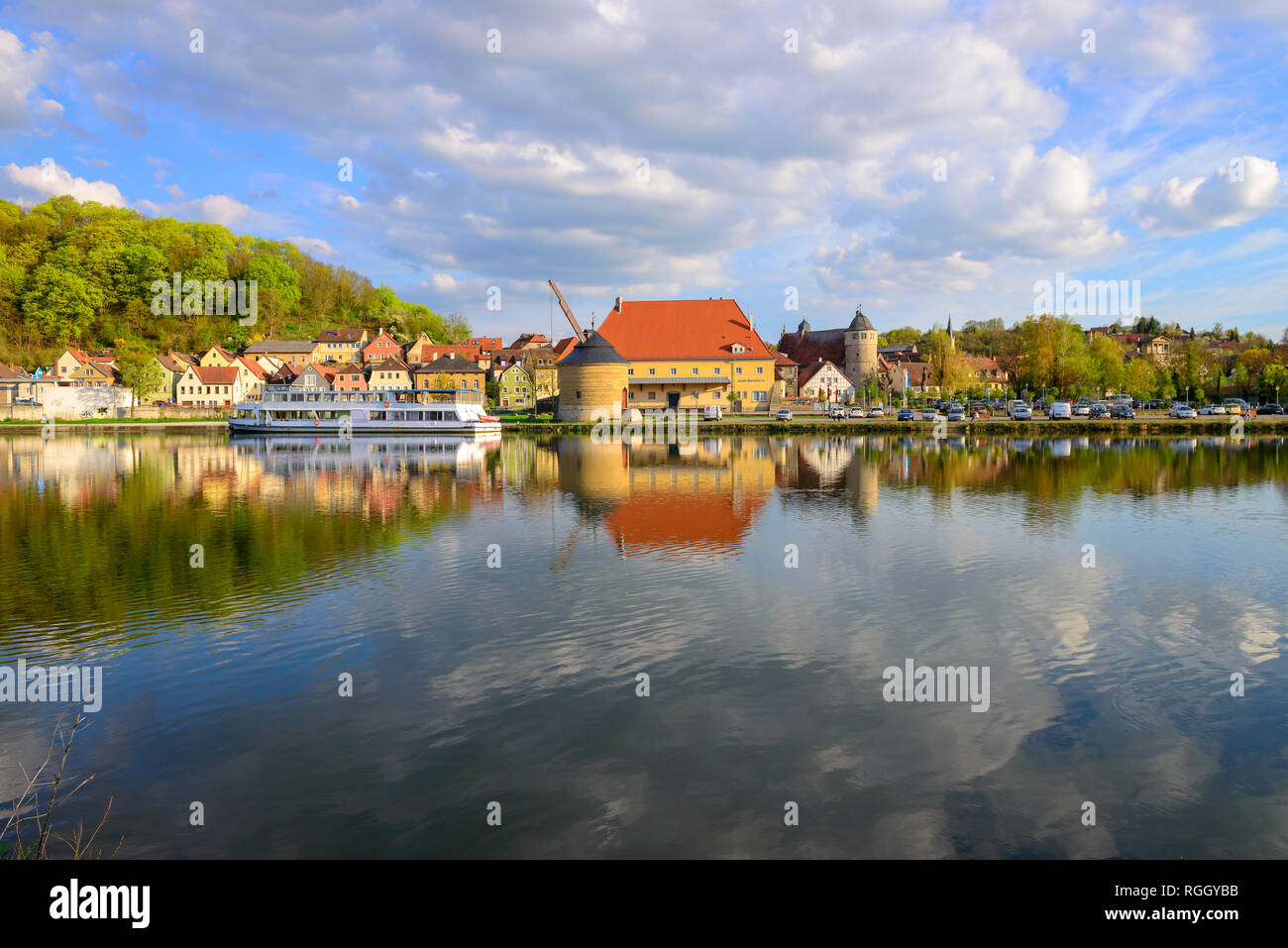 Deutschland, Bayern, Franken, Unterfranken, Marktbreit am Main Stockfoto