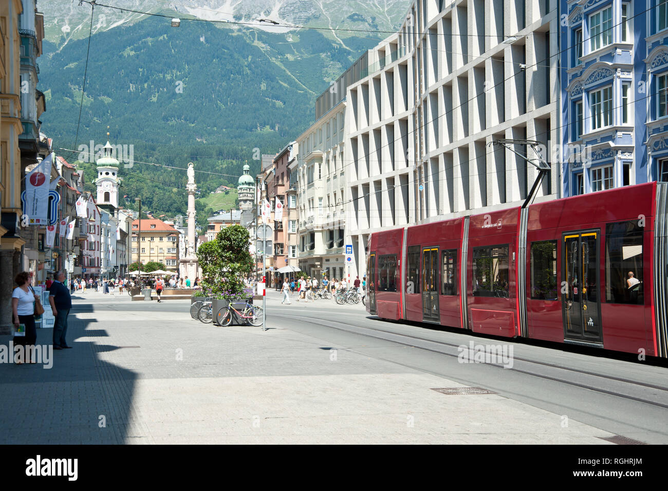 Innsbruck, vorwiegend Stockfoto