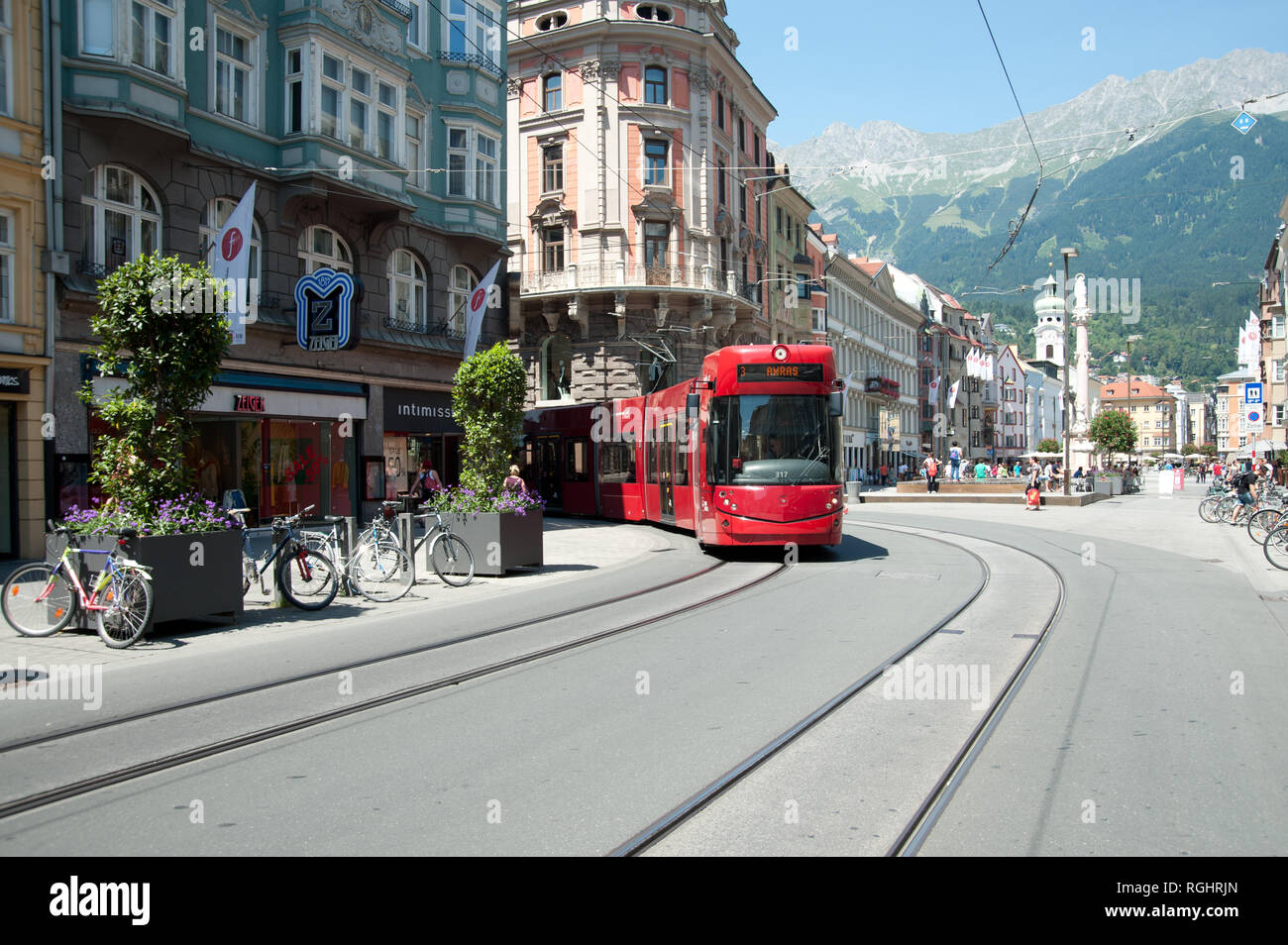 Innsbruck, vorwiegend Stockfoto