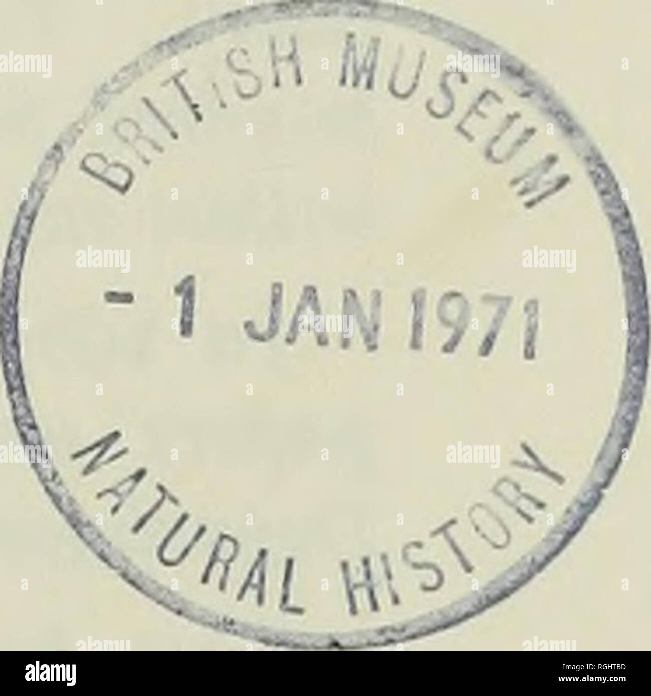 . Bulletin des British Museum (Natural History), Geologie. Schottische CALLOVIUM und OXFORDIUM OSTRACODA. Von ROBIN CHARLES WHATLEY/. J "H Pp. 297-358; 15 Platten, g Text-Zahlen BULLETIN DES British Museum (Natural History) Geologie Bd. 19 Nr. 6 LONDON: 1970. Bitte beachten Sie, dass diese Bilder sind von der gescannten Seite Bilder, die digital für die Lesbarkeit verbessert haben mögen - Färbung und Aussehen dieser Abbildungen können nicht perfekt dem Original ähneln. extrahiert. British Museum (Natural History). London: BM (NH) Stockfoto