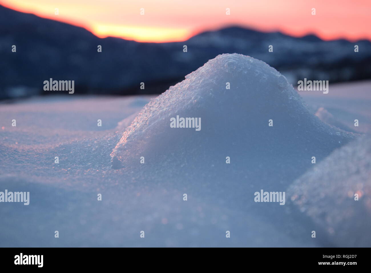 Die Magie des Winters Stockfoto