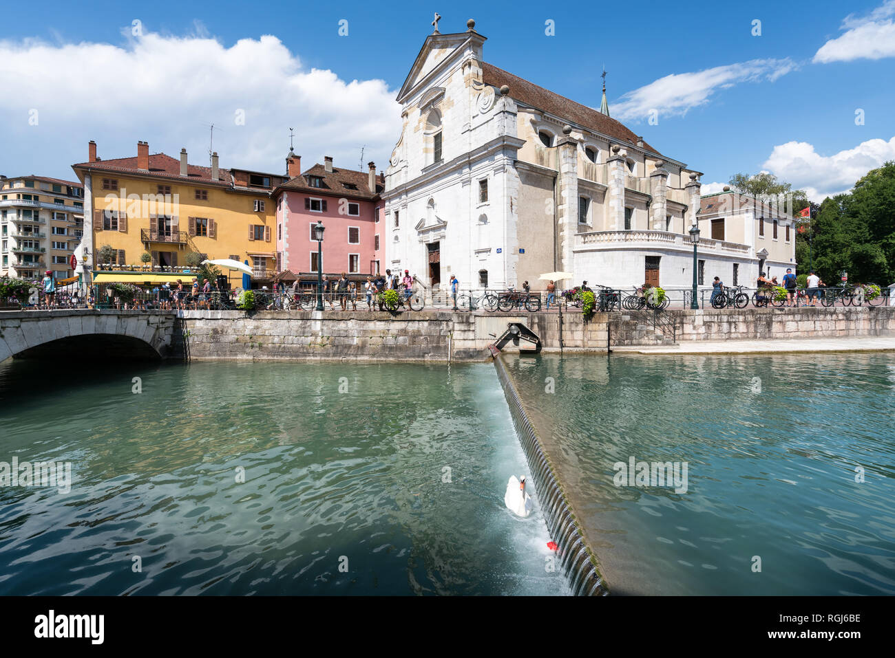 Stadt Annecy in Frankreich, Europa Stockfoto