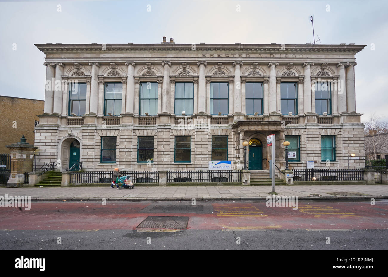 St Georges Rathaus Tower Hamlets Stockfoto
