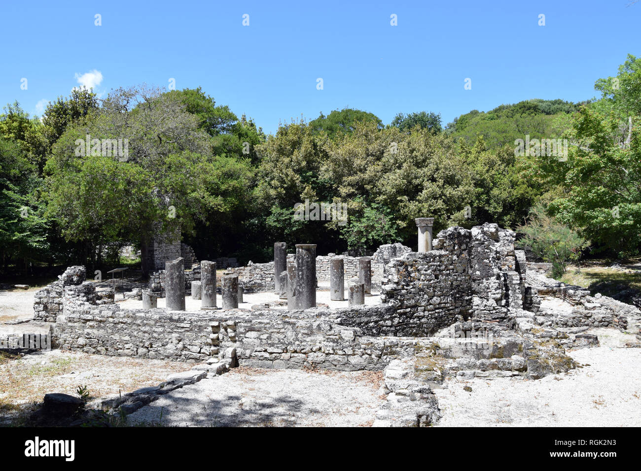 Antike Stadt In Tunesien 8 Buchstaben Ruinen von Buthrotum, antike Stadt in Albanien. Butrint - UNESCO