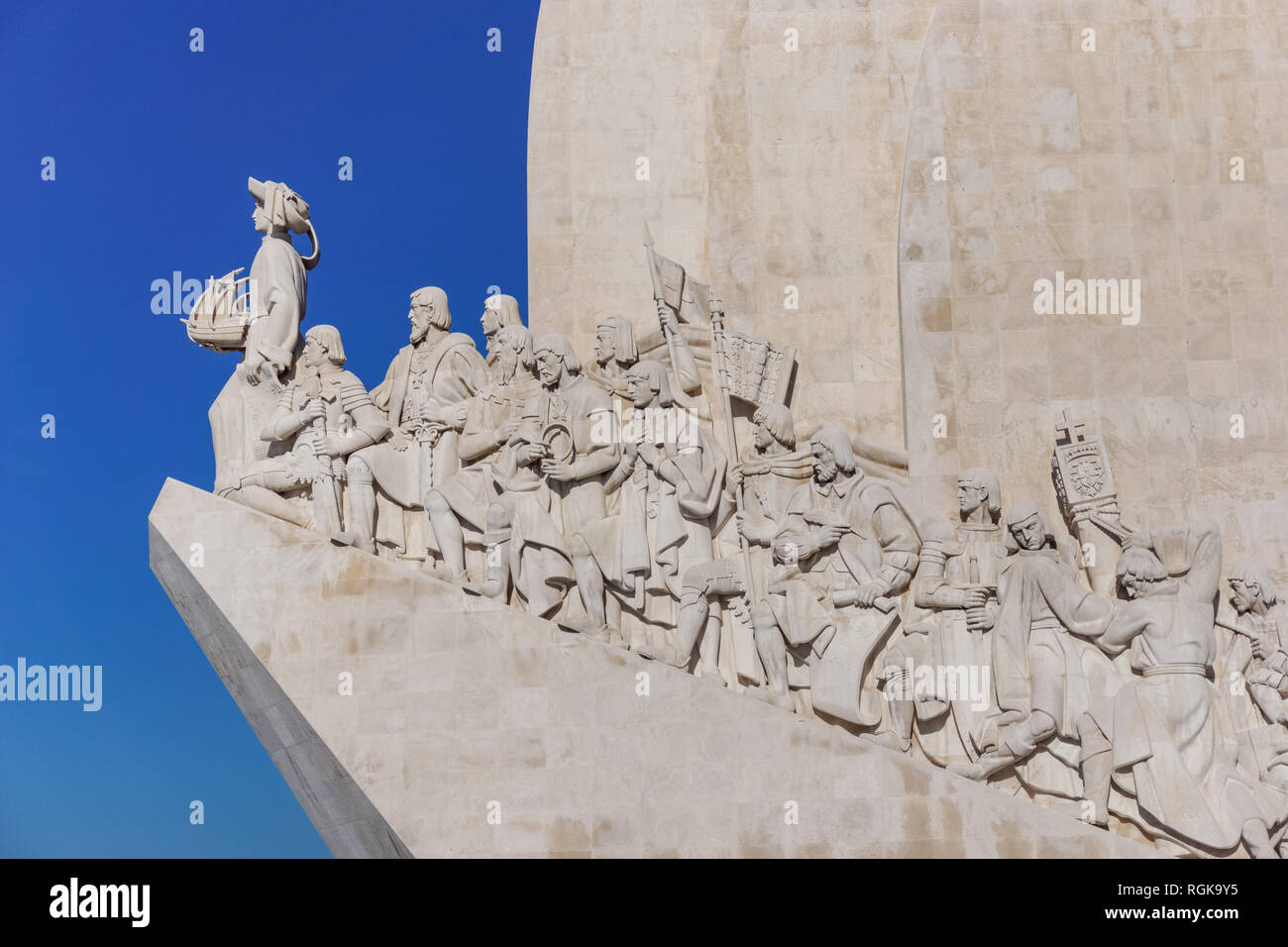 Denkmal der Entdeckungen Padrão dos Descobrimentos (Denkmal) in Lissabon, Portugal Stockfoto