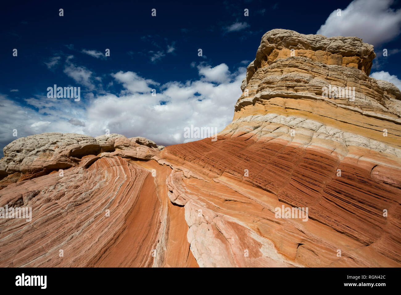 USA, Arizona, Paria Plateau, White Pocket Stockfoto