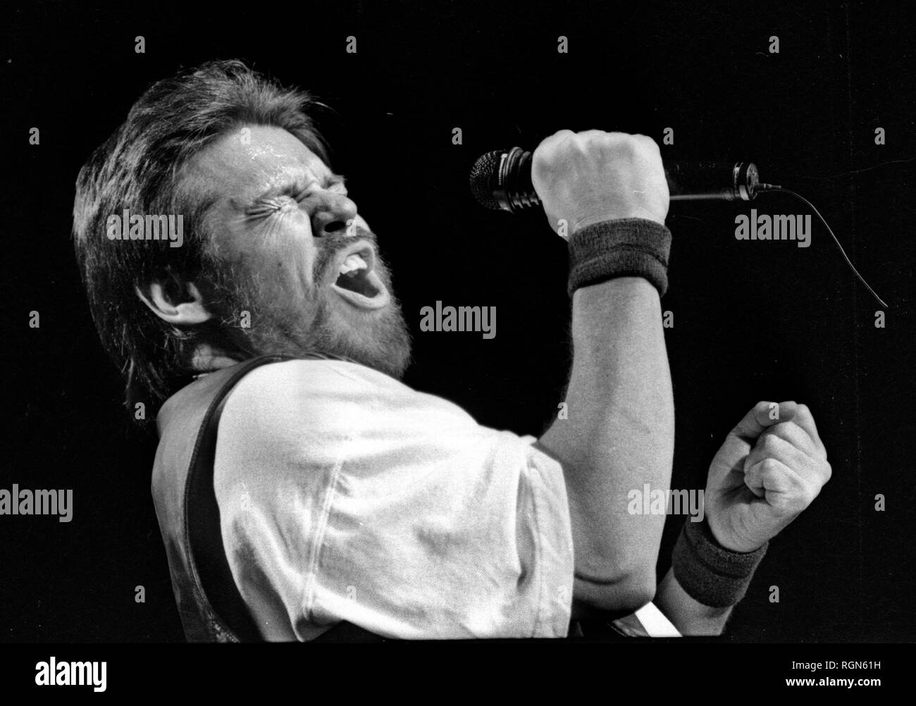 Bob Seger in Konzert im Fleet Center in Boston, Ma USA Feb 29 ,1996 Foto von Bill belknap Stockfoto