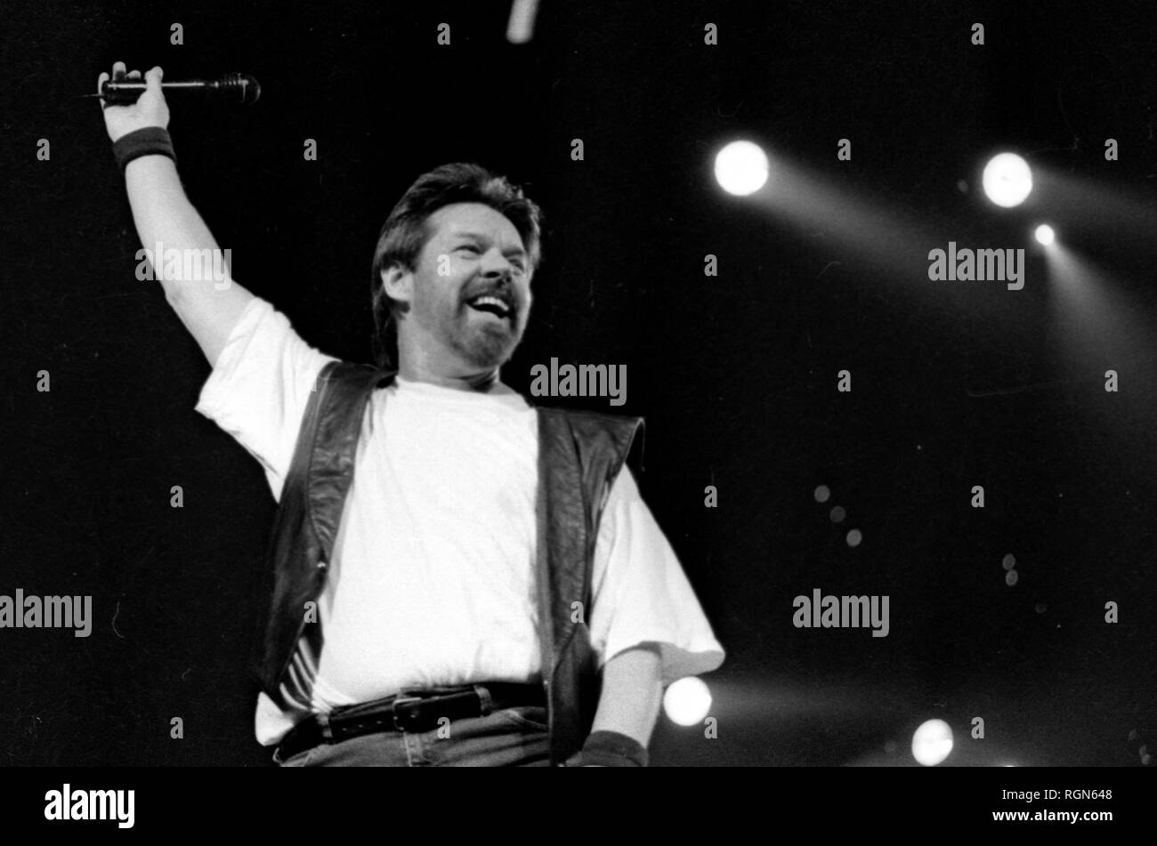 Bob Seger in Konzert im Fleet Center in Boston, Ma USA Feb 26 ,1996 Foto von Bill belknap Stockfoto