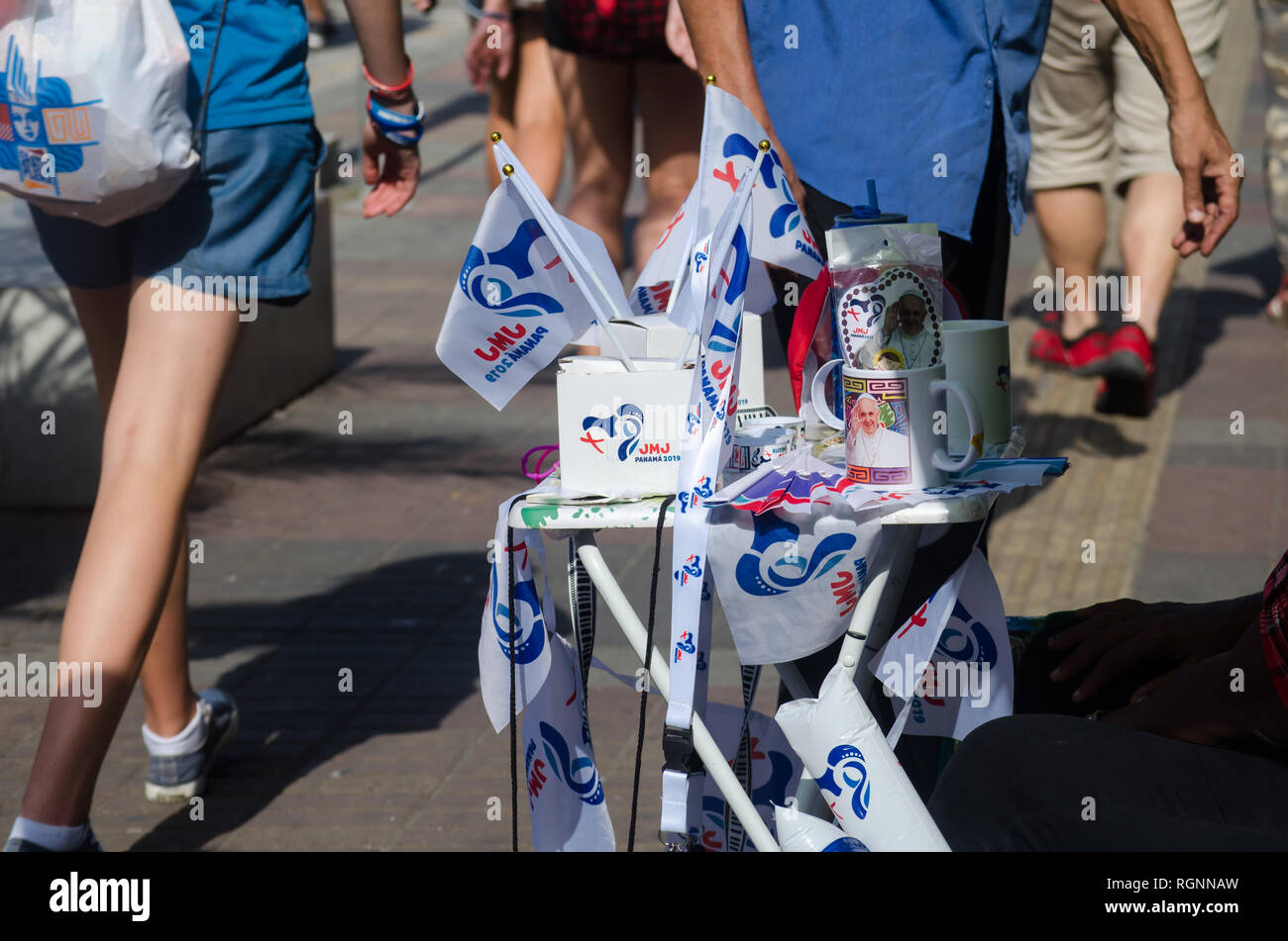 Weltjugendtag Panama 2019 JMJ Stockfoto