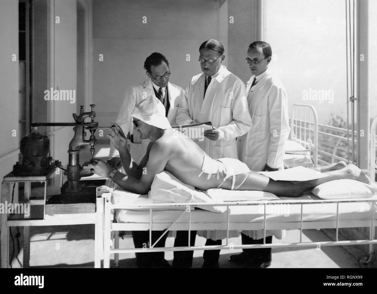 Schweiz, Sanatorium, ein. rollier, 1951 Stockfoto