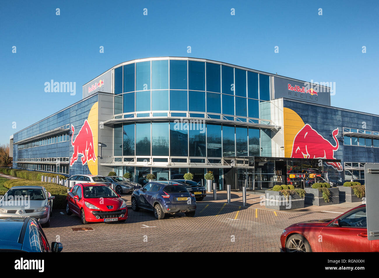 Red Bull Racing in Milton Keynes Stockfoto