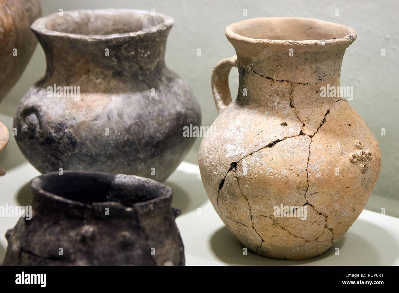 Keramik, Archäologische Stätte Sohn Fornes Stockfoto