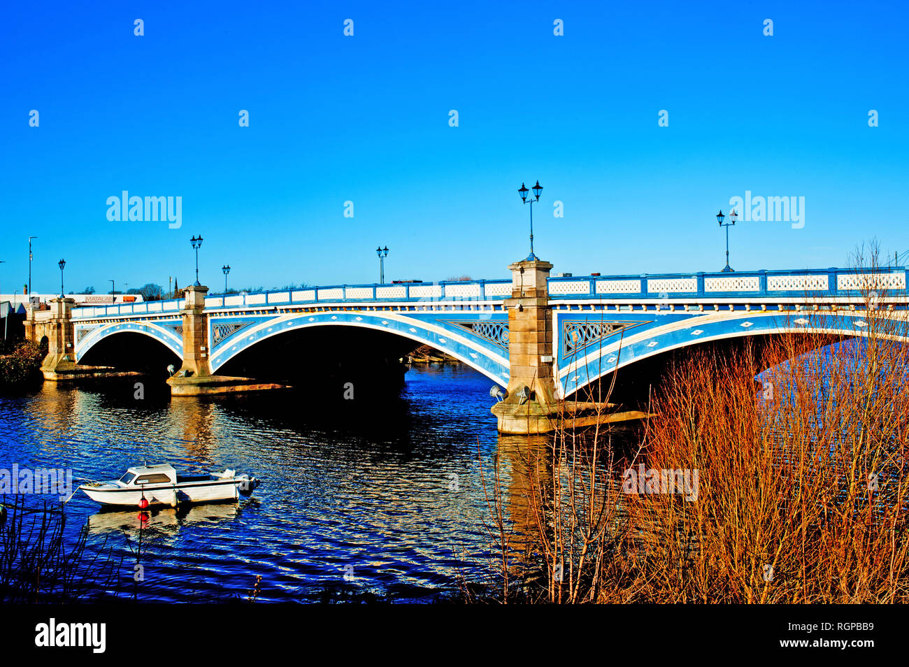 Victoria Bridge, Thornaby auf T-Stücke auf Stockton on Tees, Cleveland, England Stockfoto