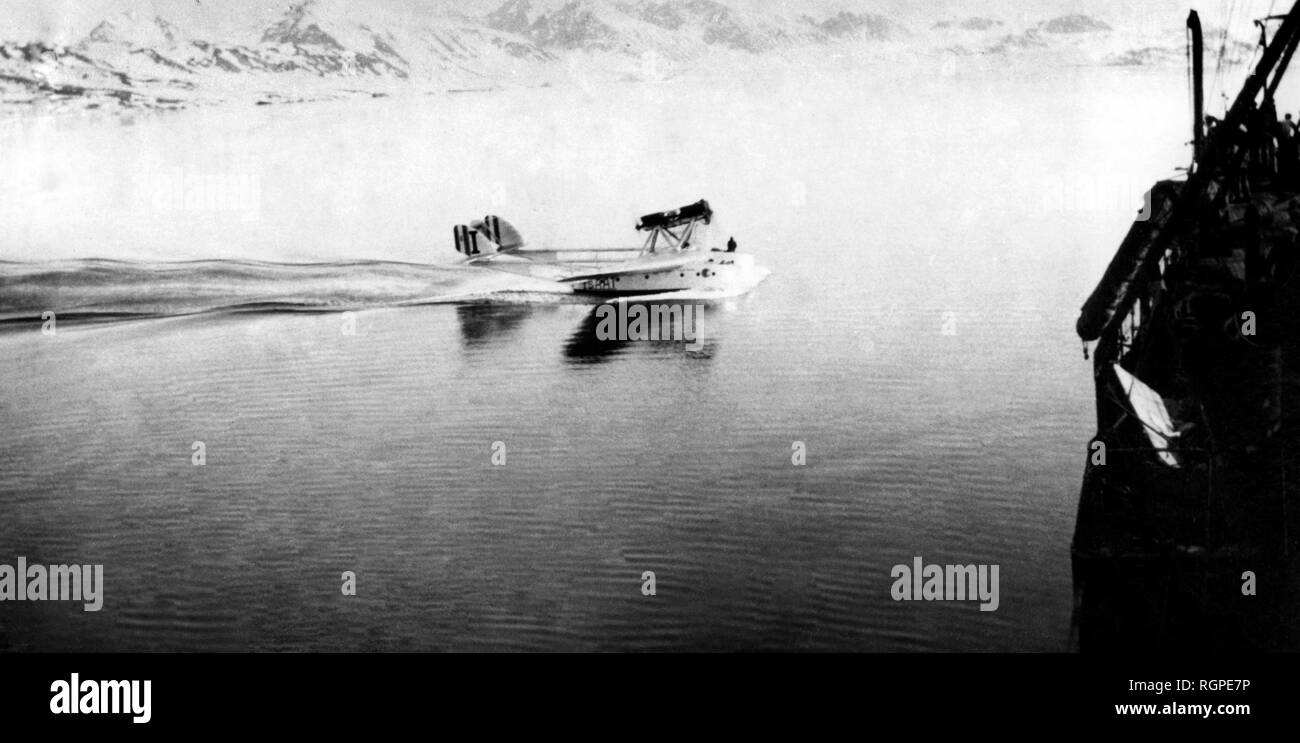 Luftfahrt, Wasserflugzeug s55, Arktis Expedition, 1928 Stockfoto