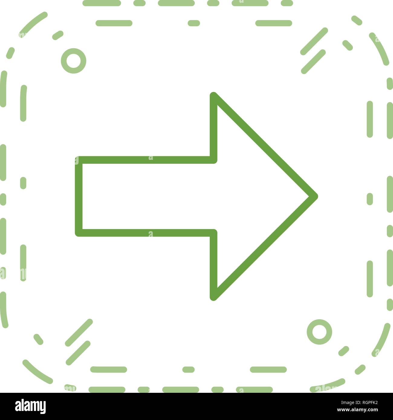 Rechten Vektor Icon Zeichen Symbol Vektor Illustration für den privaten und gewerblichen Gebrauch... Reinigen Sie trendige Symbol... Stock Vektor