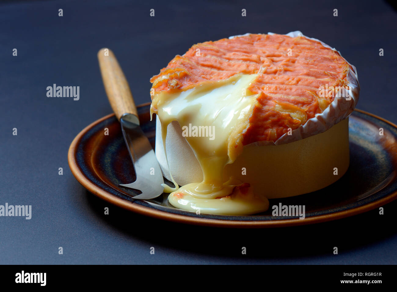 Epoisses de Bourgogne, Epoisse Stockfoto