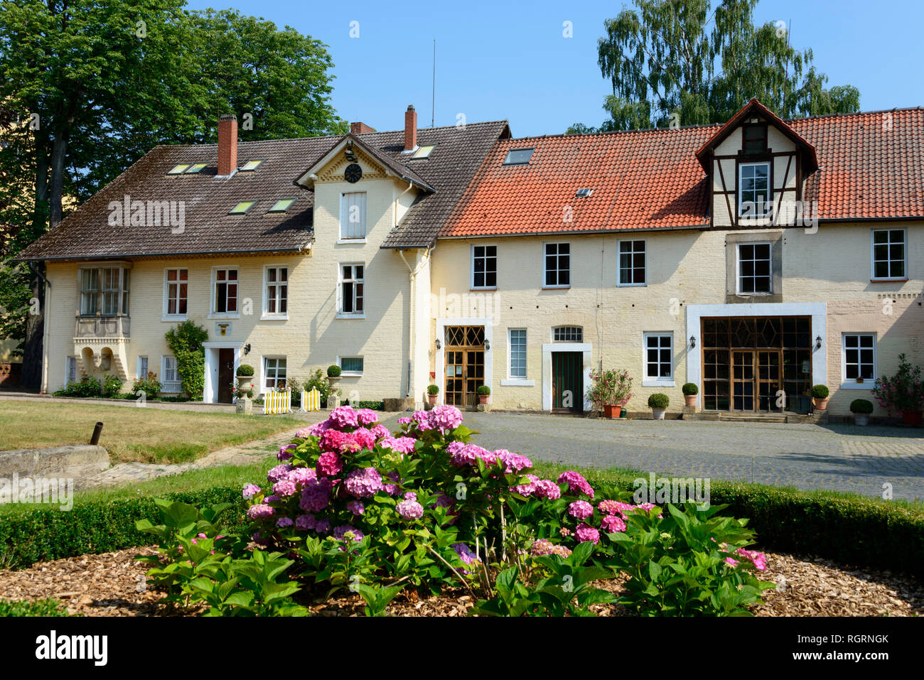Immobilien, Oberg, Ilsede, Niedersachsen, Deutschland Stockfoto