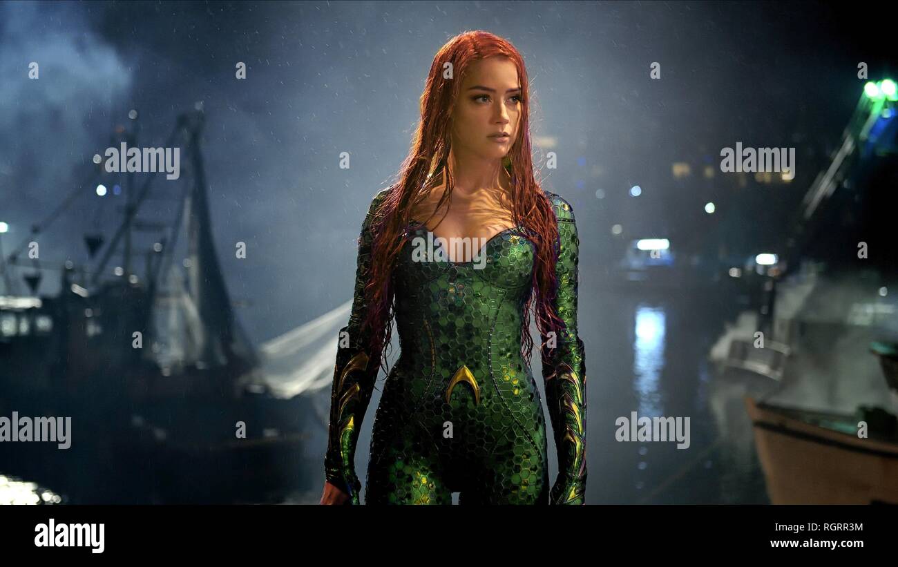 Amber Heard Aquaman 2018 Stockfotografie Alamy