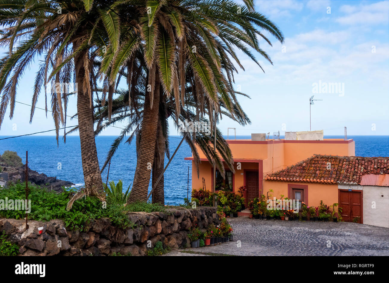 Haus in San Andrés auf La Palma, Kanarische Inseln Stockfoto
