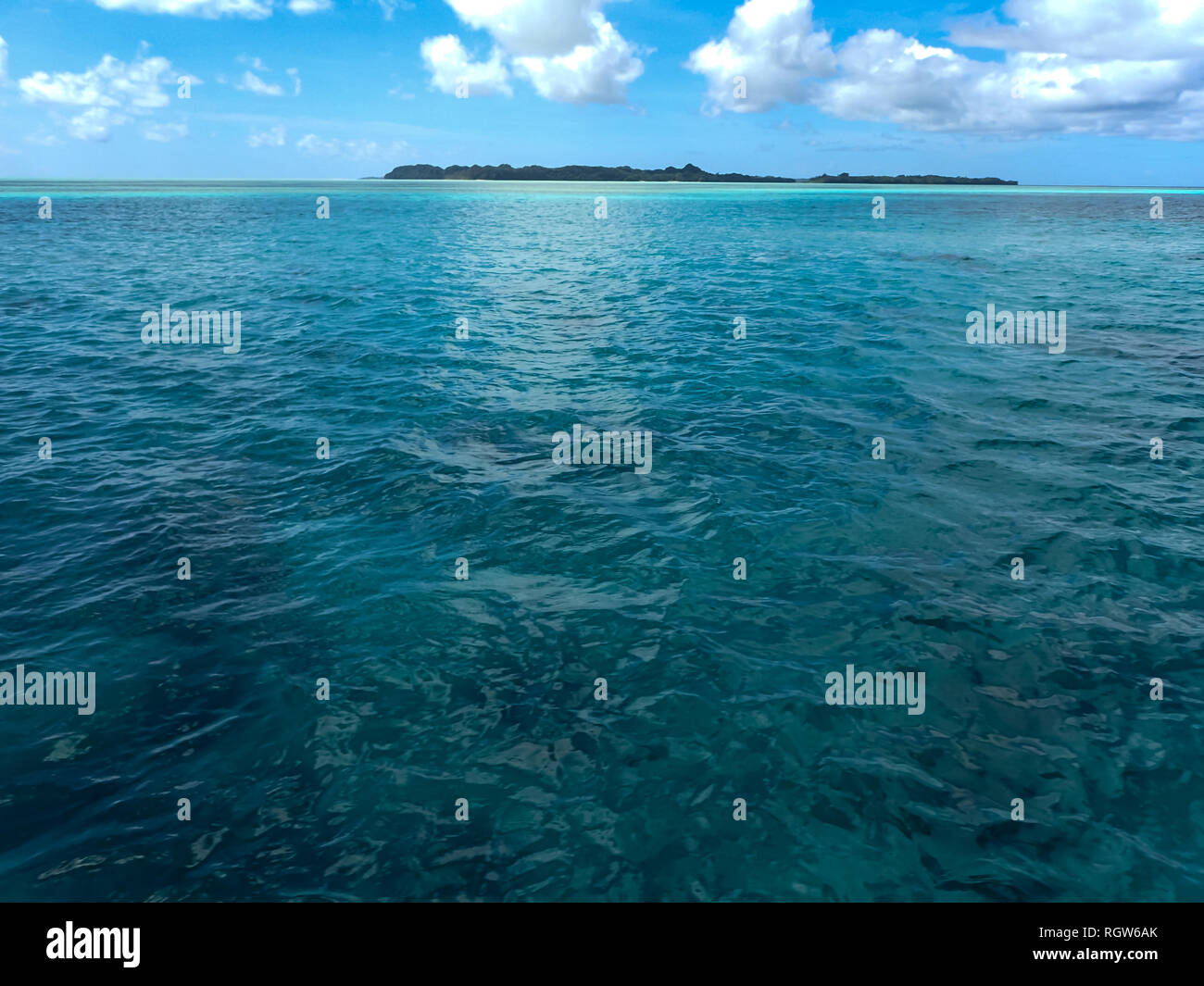 Ansatz nach Koror Insel in Palau, South Pacific Islands Stockfoto