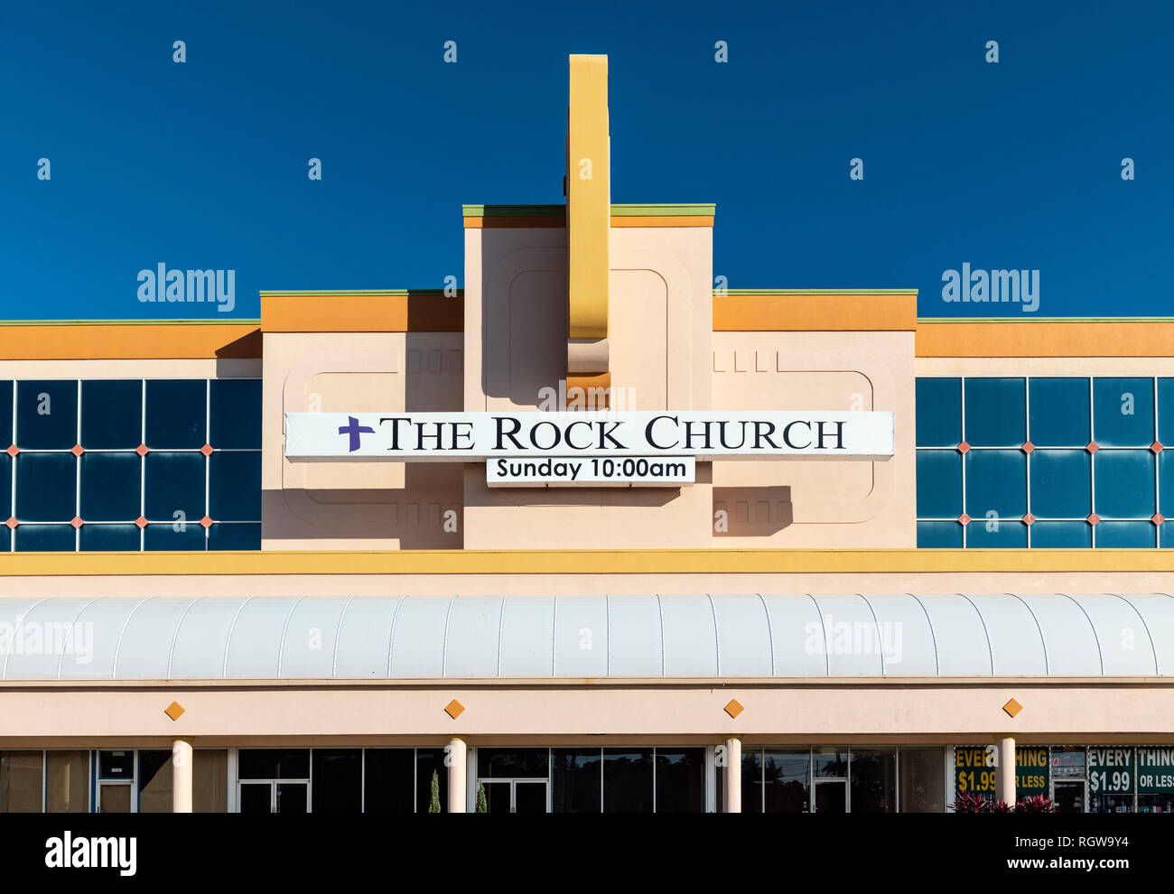 Der Fels Kirchen weltweit, Kissimmee, Florida, USA. Stockfoto
