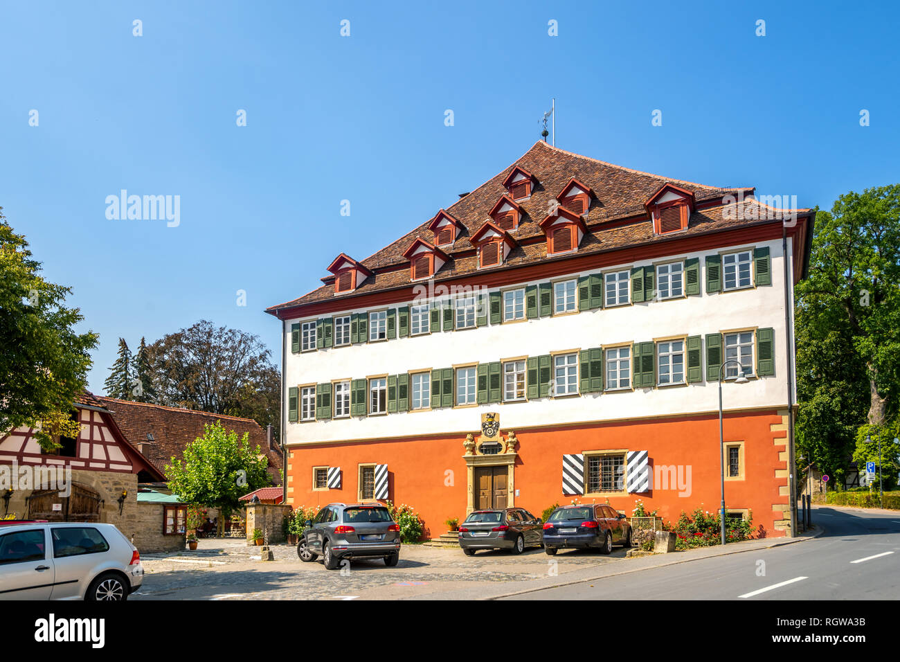 Red Castle, Jagsthausen, Deutschland Stockfoto