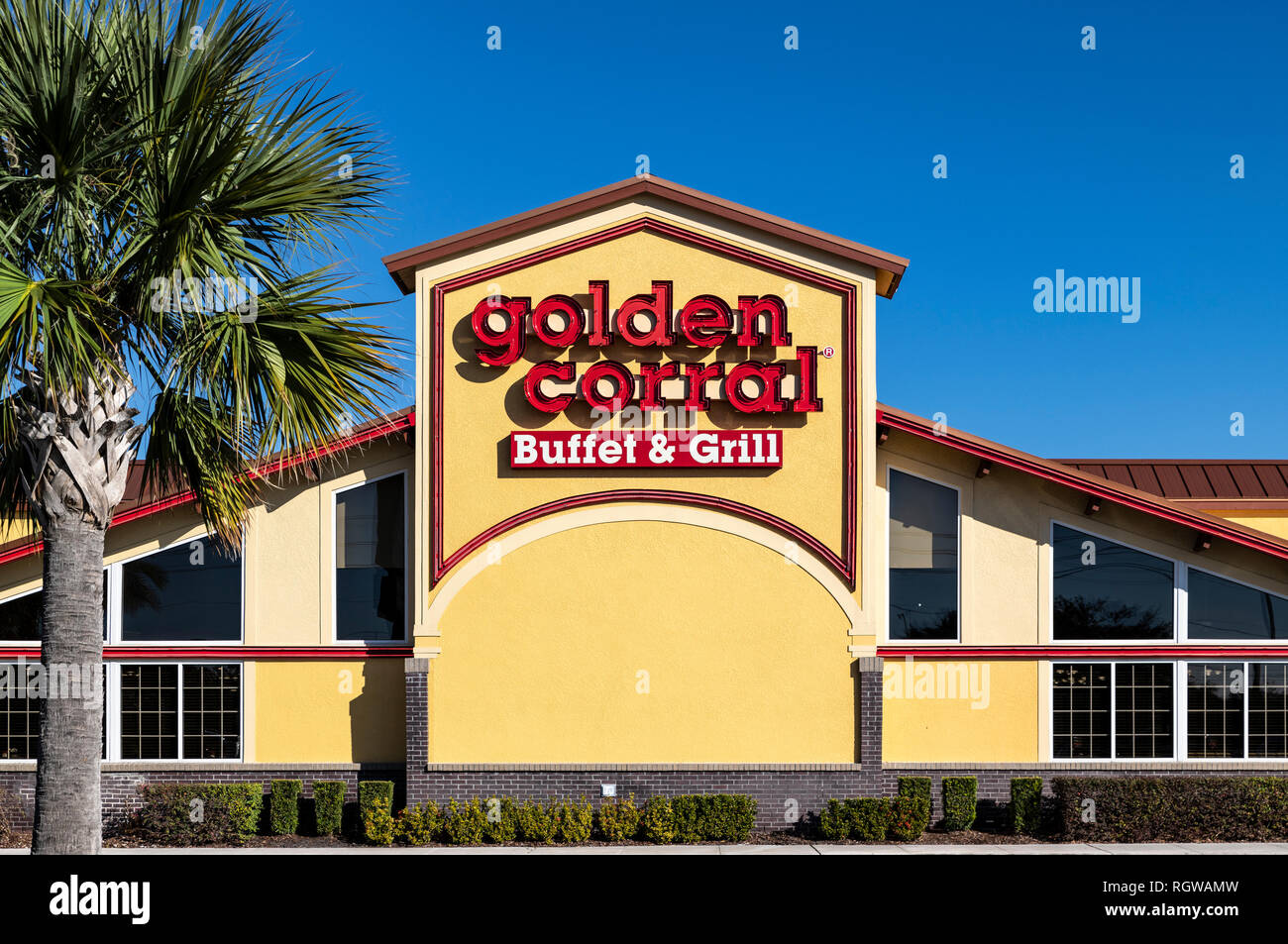 Golden Corral Buffet & Grill, Kissimmee, Florida, USA. Stockfoto