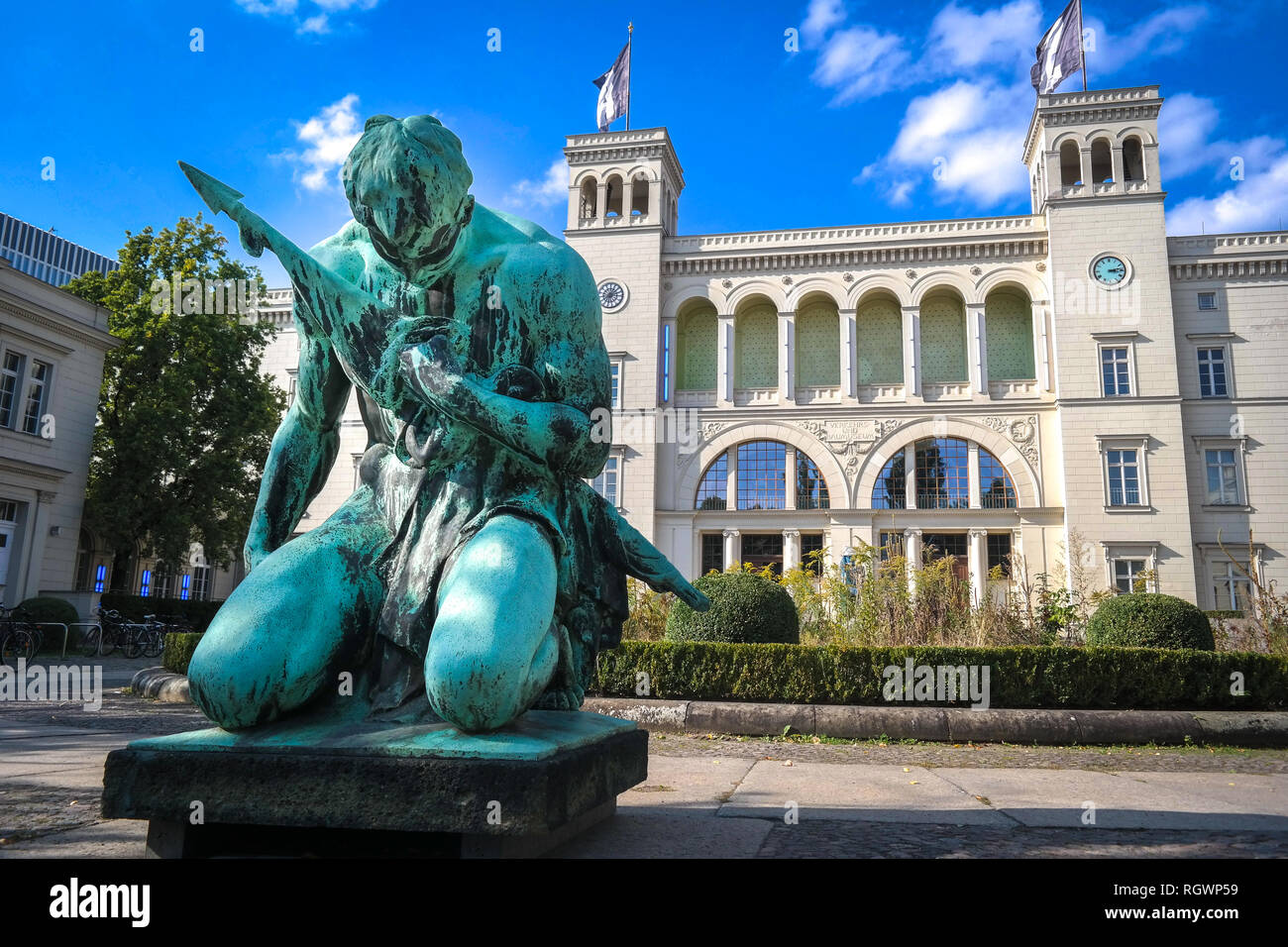 Berlin, Hamburger Bahnhof, Museum Stockfoto