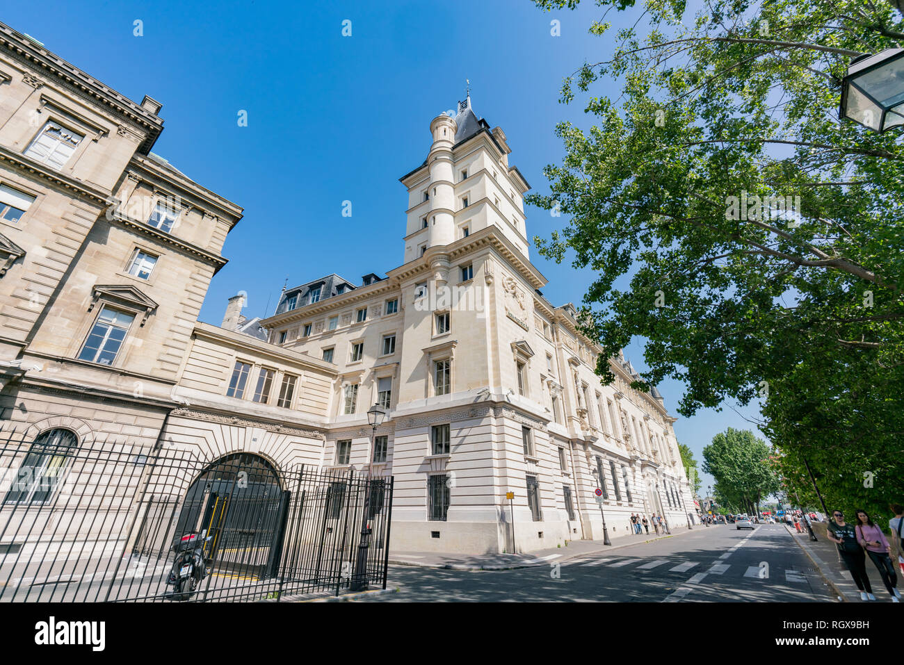 Paris, 7. Mai: Außenansicht des Gladius Legis Kustos am 7. Mai 2018 in Paris, Frankreich Stockfoto