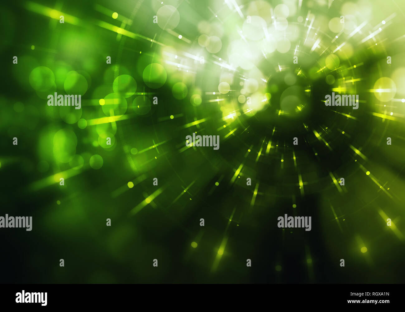 Farbe verschwommenen Hintergrund mit Punkten und Bokeh leuchtet Stockfoto