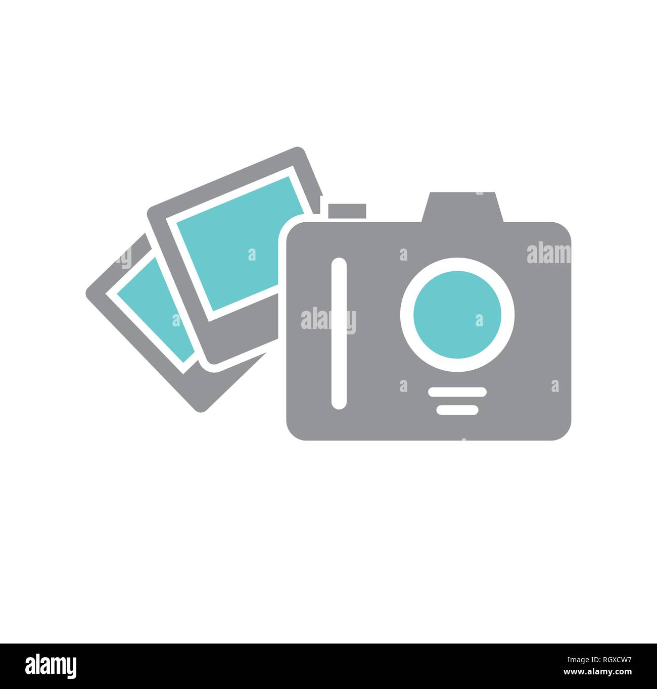 Camping Fotos Symbol auf weißem Hintergrund für Grafik- und Webdesign, modernen einfachen Vektor unterzeichnen. Internet Konzept. Trendy Symbol für Web site Design web-Taste oder mobile App. Stock Vektor