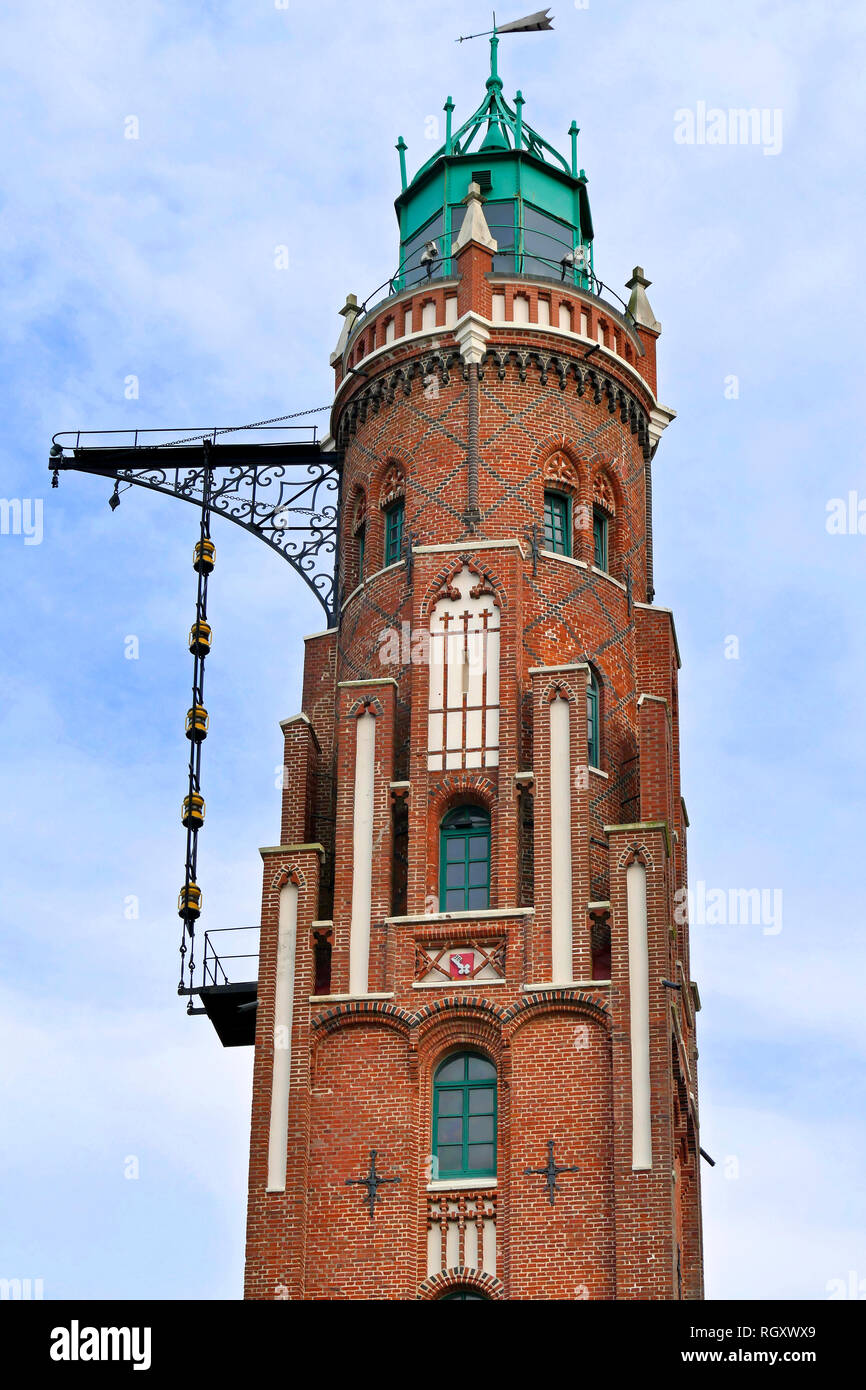 Simon-Loschen Leuchtturm, Bremerhaven, Bremen, Deutschland, Europa Stockfoto