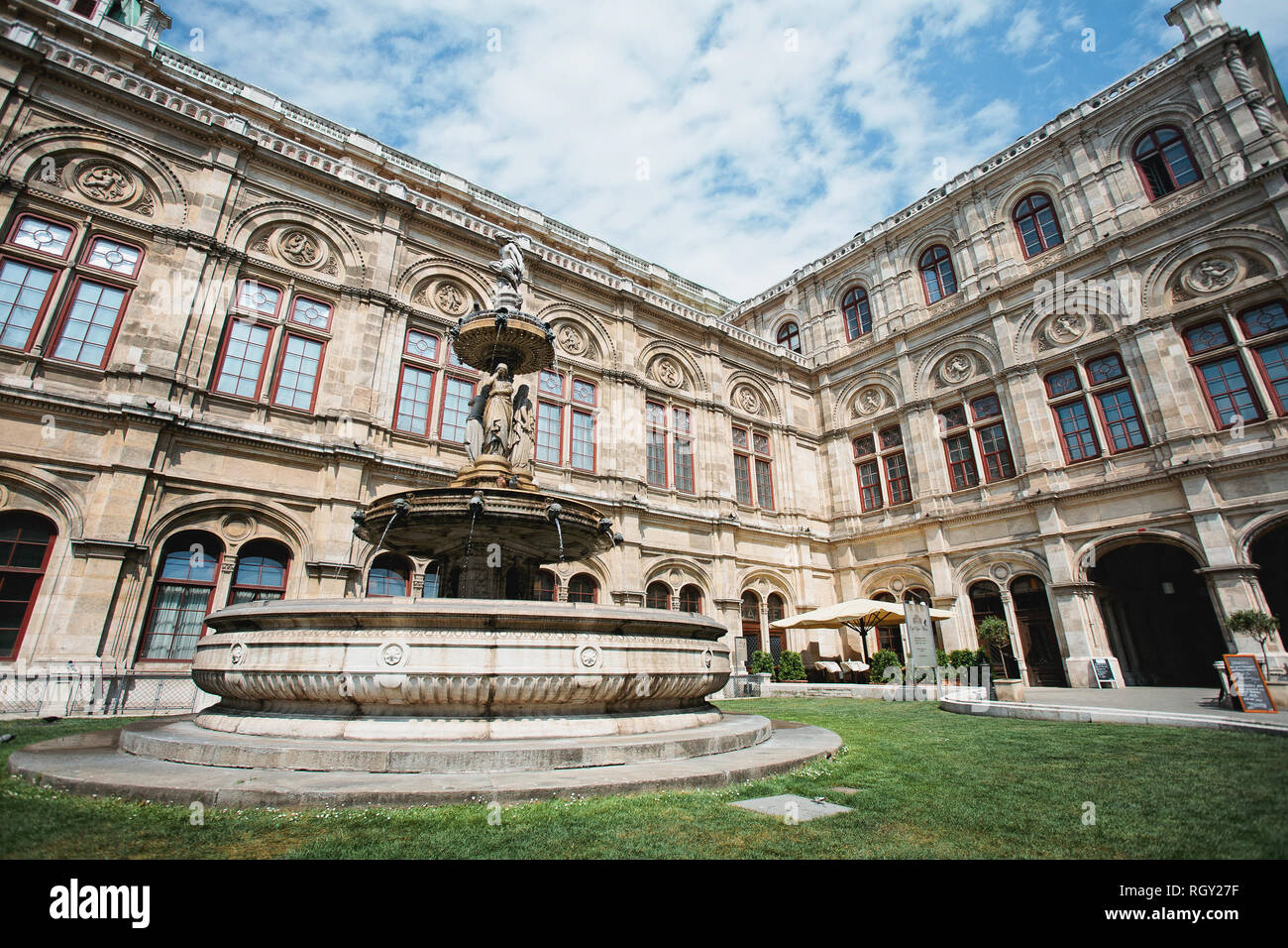 Wiener Staatsoper (Wiener Straatsoper) Stockfoto