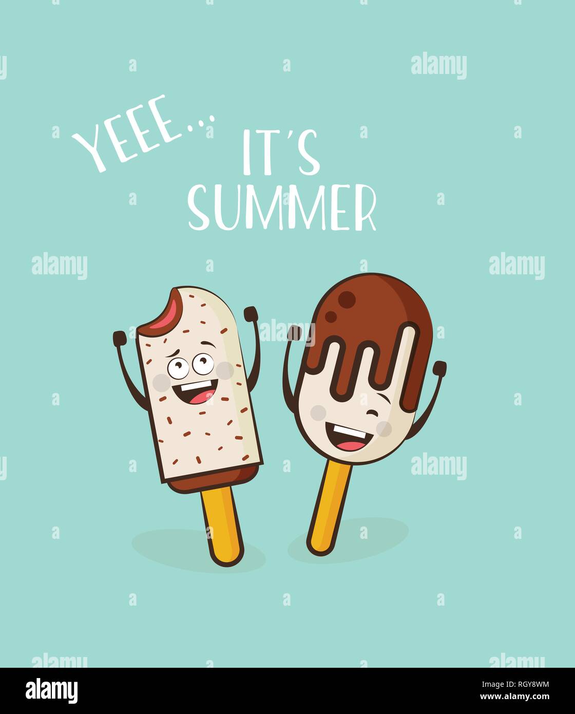 Lustige Eis Ein Zeichen Mit Einem Kostenvoranschlag Vector lustige-eis-ein-zeichen-mit-einem-kostenvoranschlag-vector