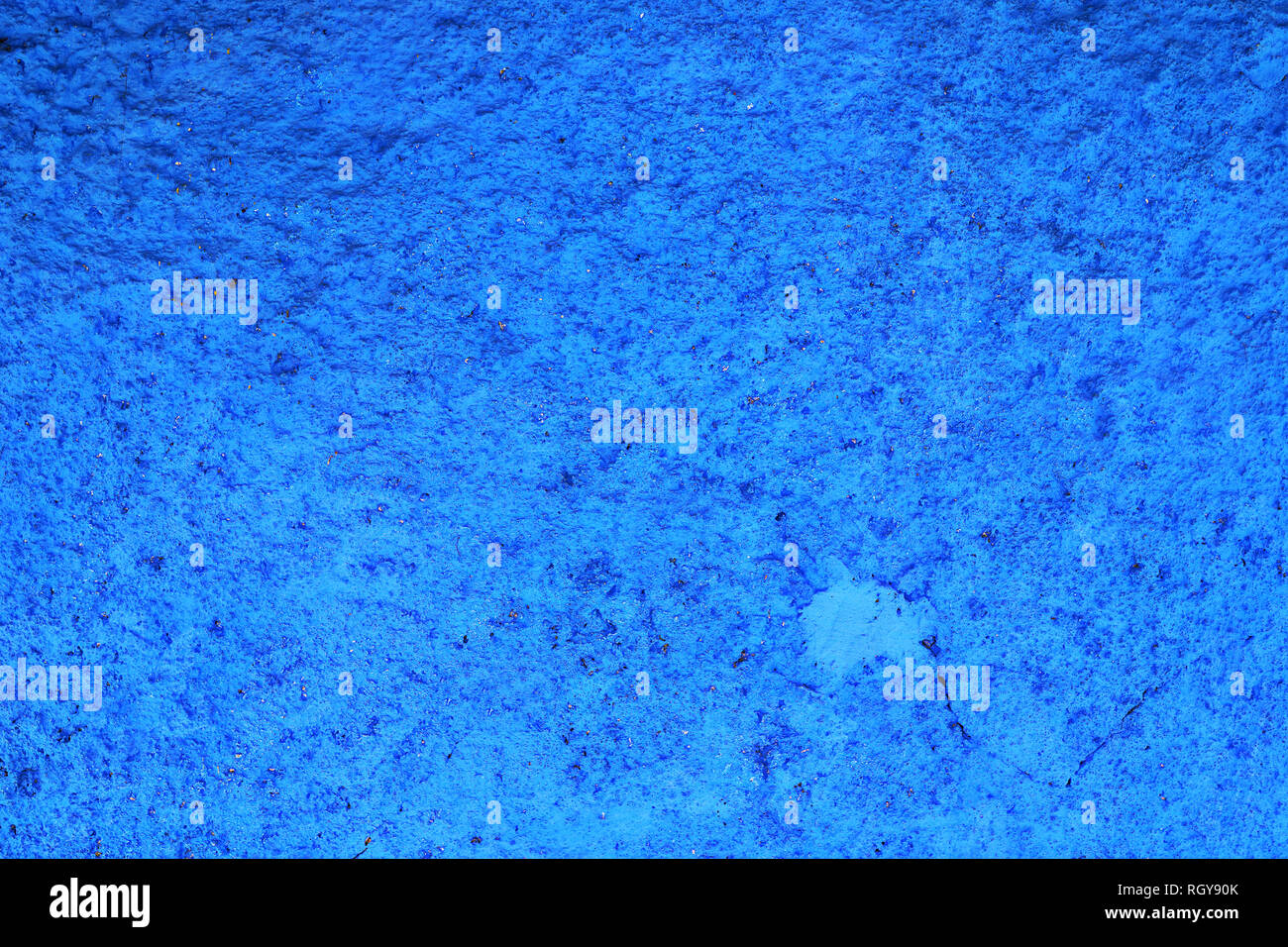 Blau traditionelle Putz an der Wand Textur bereit für ihre architektonische Gestaltung Stockfoto