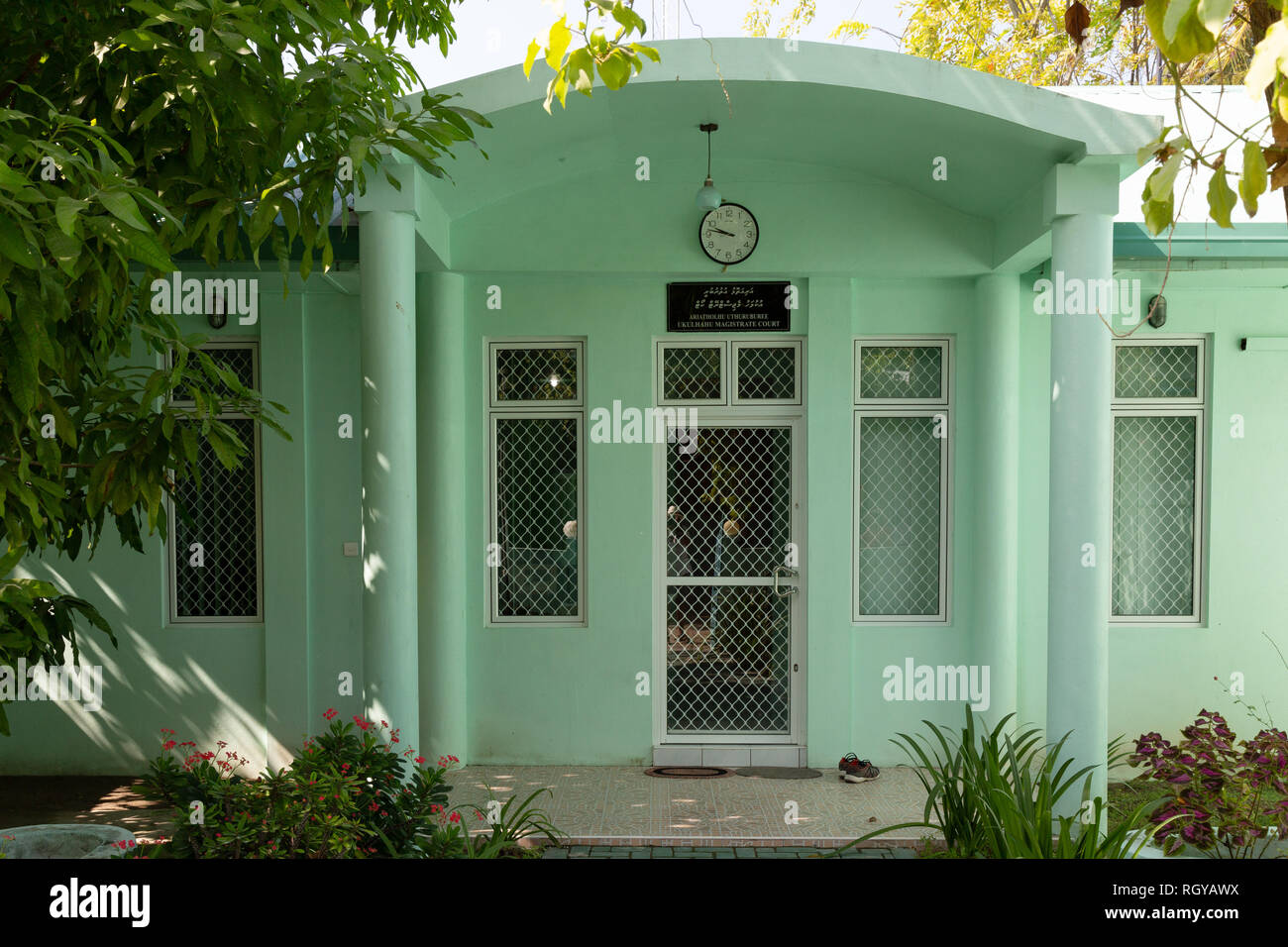 Malediven Richter Haus, Insel Ukulhas, Alif Alif Atoll, Malediven Asien Stockfoto