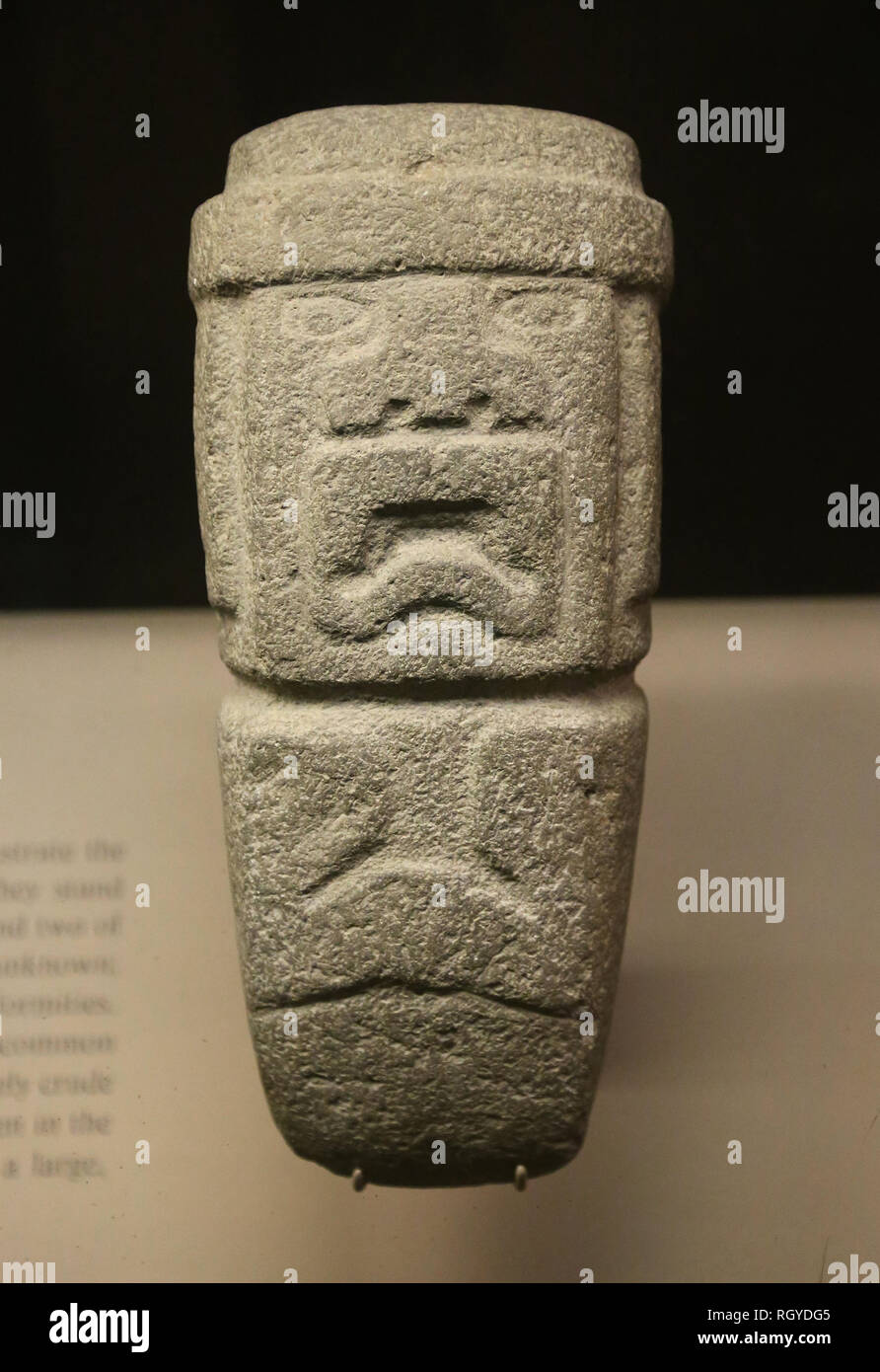 Olmeken Kultur. Kunz Ax, 1000-400 v. Chr.. Amerian Museum of Natural History. Ny. USA Stockfoto