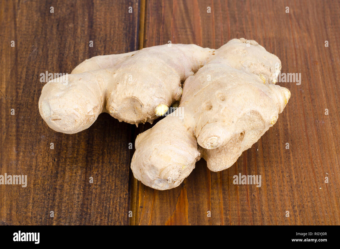 Frischer Ingwer, Kraut medizinisches Konzept. Studio Foto Stockfoto